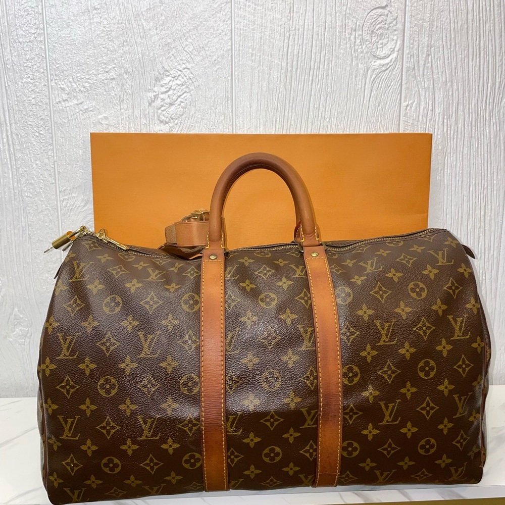 Louis Vuitton Keepall! LV Monogram Keepall 45 Vintage Bag!